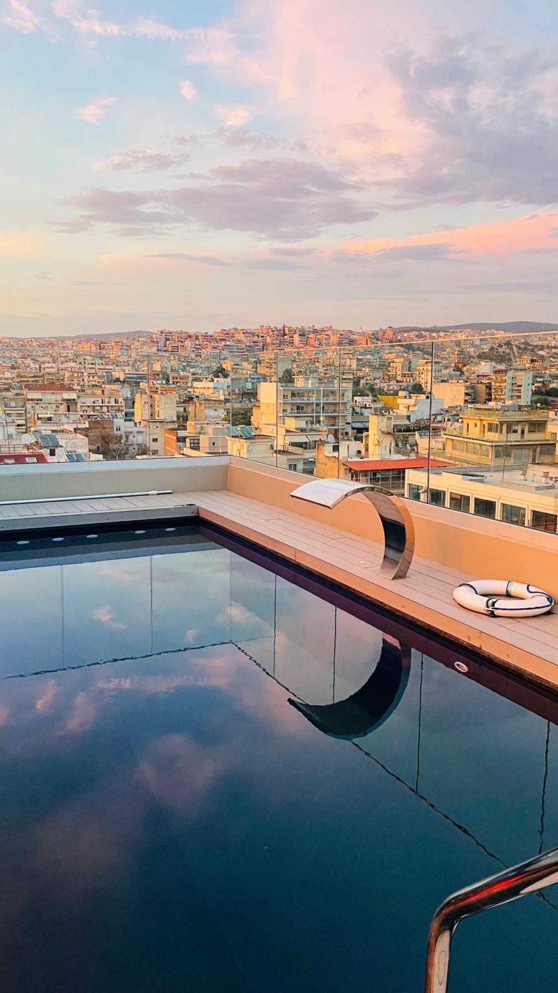 Onoma Hotel Thessaloniki Exterior foto View from the rooftop